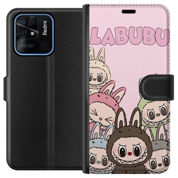 Xiaomi Redmi 10C Tegnebogsetui Labubu Classics