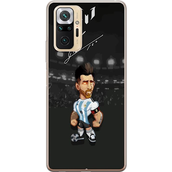 Xiaomi Redmi Note 10 Pro Genomskinligt Skal Messi