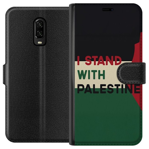 OnePlus 6T Plånboksfodral Stand with Palestine – solidarite