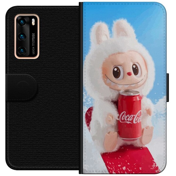 Huawei P40 Tegnebogsetui Labubu Summer Edition