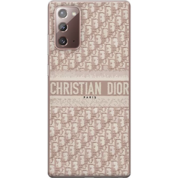 Samsung Galaxy Note20 Gennemsigtig cover Dior Paris