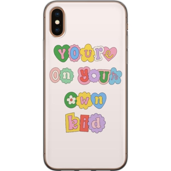 Apple iPhone XS Max Gennemsigtig cover Taylor Swift - Own Kid