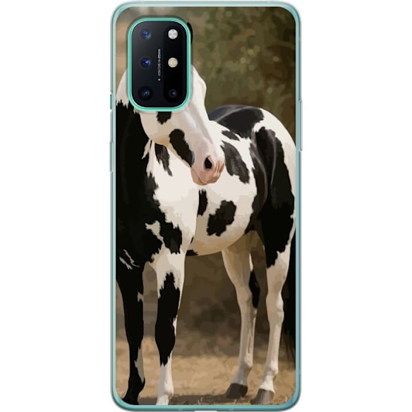OnePlus 8T Läpinäkyvä kuori Kaunis Hevonen - elegantti hevonen kuva-aihe