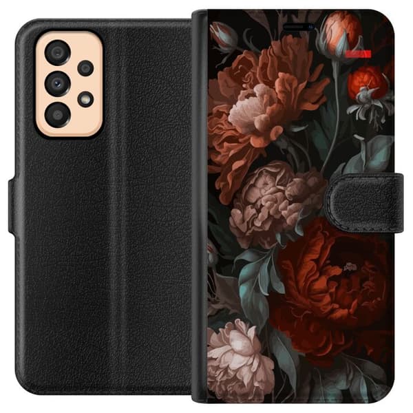 Yhteensopiva Lompakkokotelo Samsung Galaxy A33 5G Blommor
