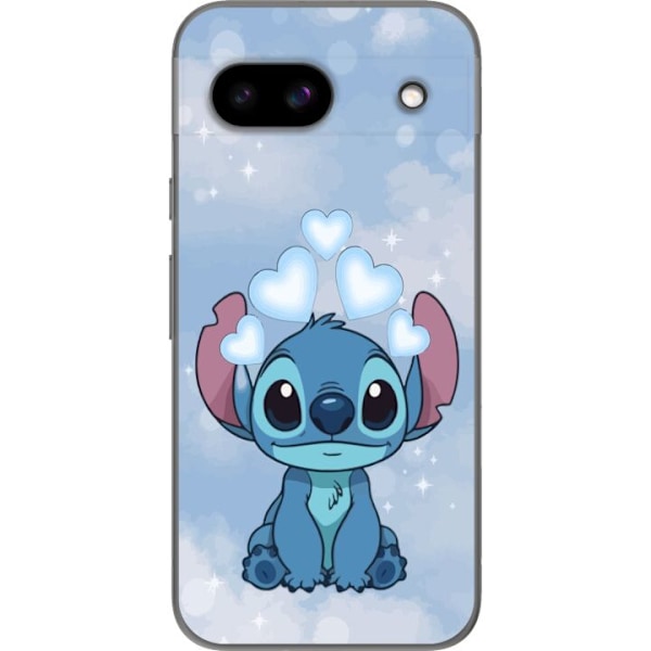 Google Pixel 8a Läpinäkyvä kuori Stitch Hyppäävä Ilo - Hauska Suunnittelu Lahjalle