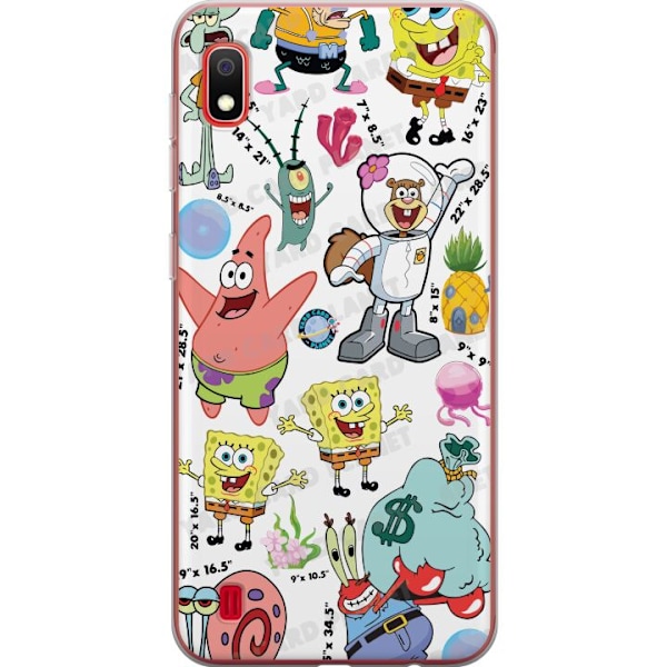 Samsung Galaxy A10 Gennemsigtig cover SpongeBob SquarePants