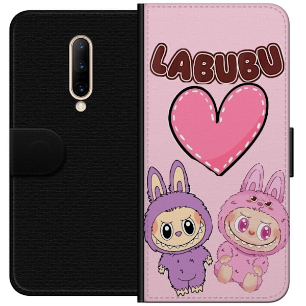 OnePlus 7 Pro Lompakkokotelo Labubu Pink Monster