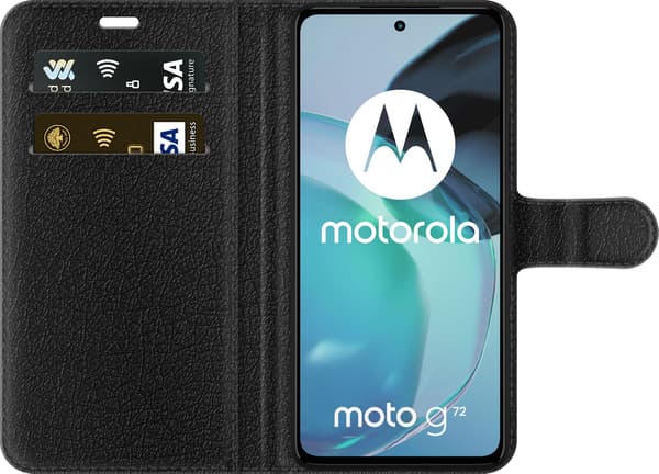 Kompatibel Tegnebogsetui til Motorola Moto G72 Grå spelkonsol grå