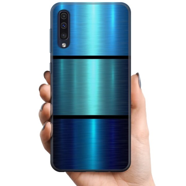 Samsung Galaxy A50 TPU Mobilcover Blå