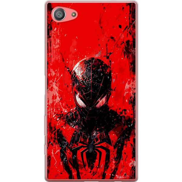 Sony Xperia Z5 Compact Gennemsigtig cover Spider Man