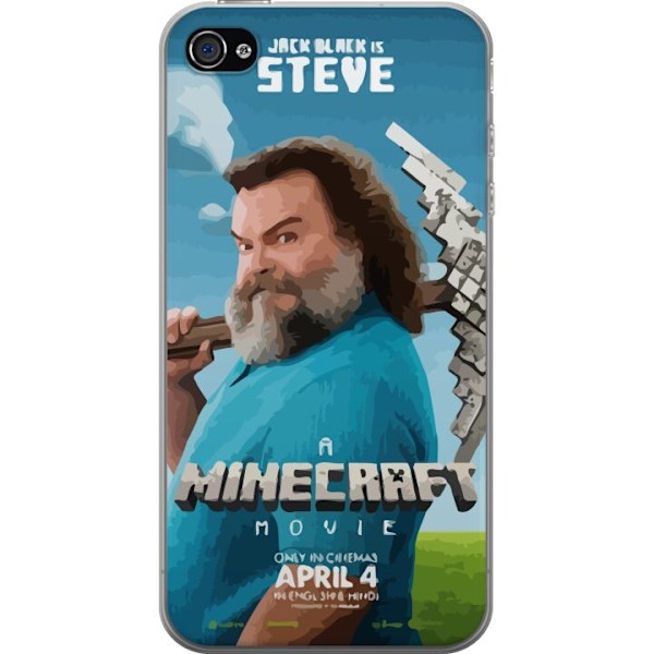 Apple iPhone 4s Genomskinligt Skal A Minecraft Movie