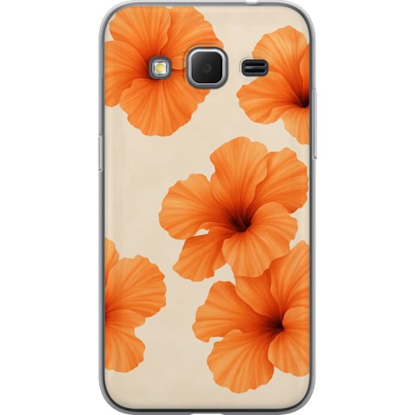 Samsung Galaxy Core Prime Genomskinligt Skal Papaya Punch