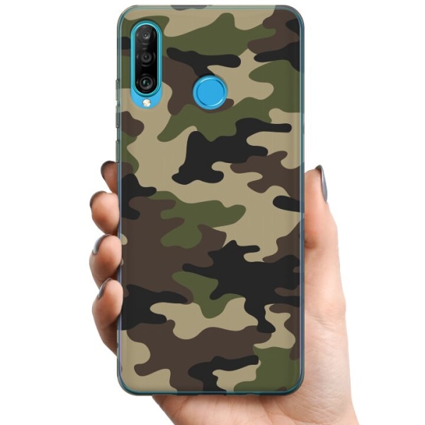 Huawei P30 lite TPU Mobildeksel Militær