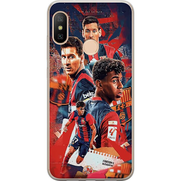 Xiaomi Redmi 6 Pro Genomskinligt Skal Yamal Lamine x Messi