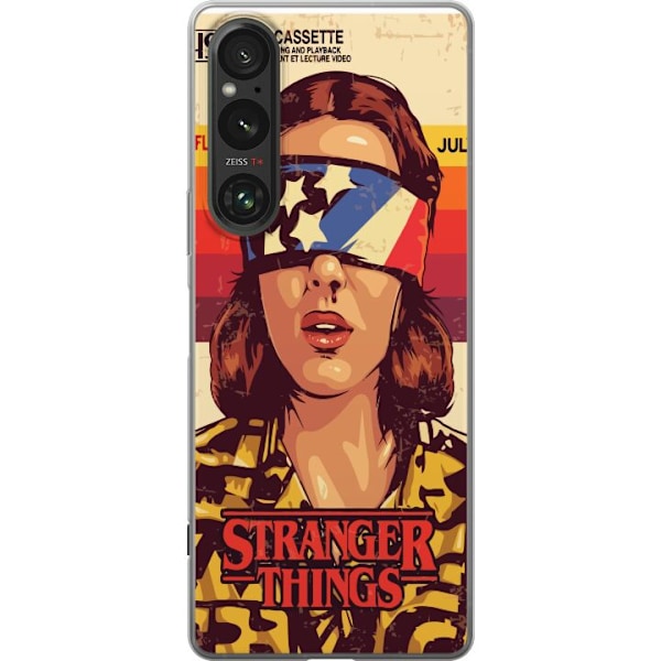 Sony Xperia 1 VI Gennemsigtig cover Stranger Things VHS