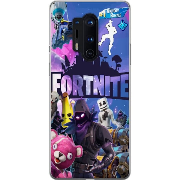 OnePlus 8 Pro Läpinäkyvä kuori Fortnite