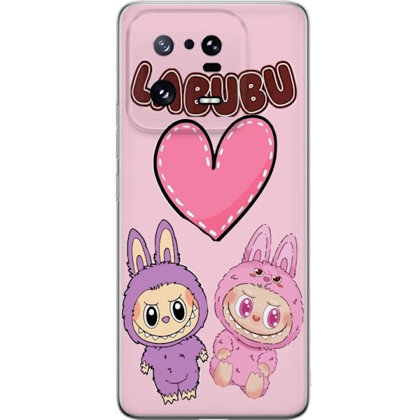 Xiaomi 13 Pro Läpinäkyvä kuori Labubu Pink Monster