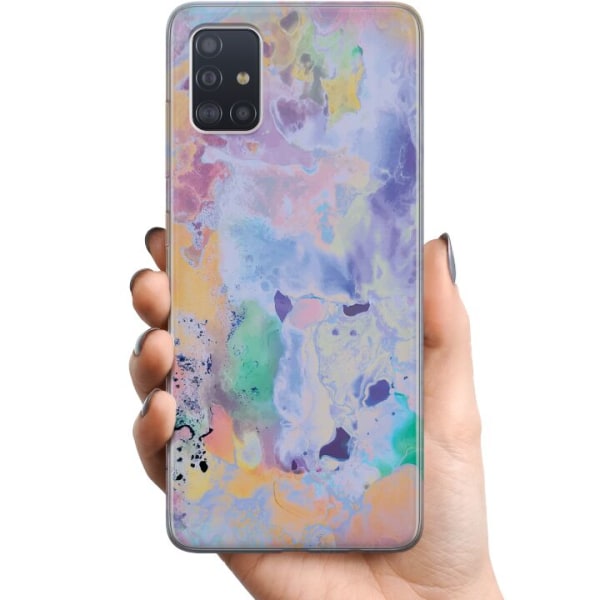 Samsung Galaxy A51 TPU Matkapuhelimen kuori Marmori