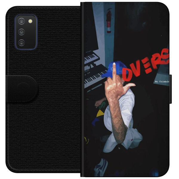 Samsung Galaxy A03s Lompakkokotelo Rakkaus Mystiikka Suunnittelu Romanttinen Motiivi Suosittu Graafinen Kuviointi Muoti Tyyli