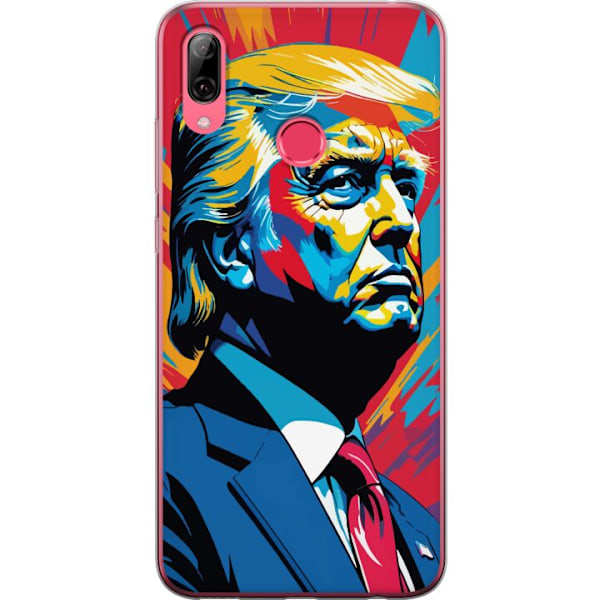 Huawei Y7 (2019) Läpinäkyvä kuori Trump