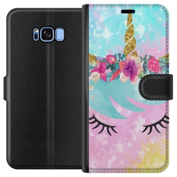 Samsung Galaxy S8 Plånboksfodral Unicorn Enhörning