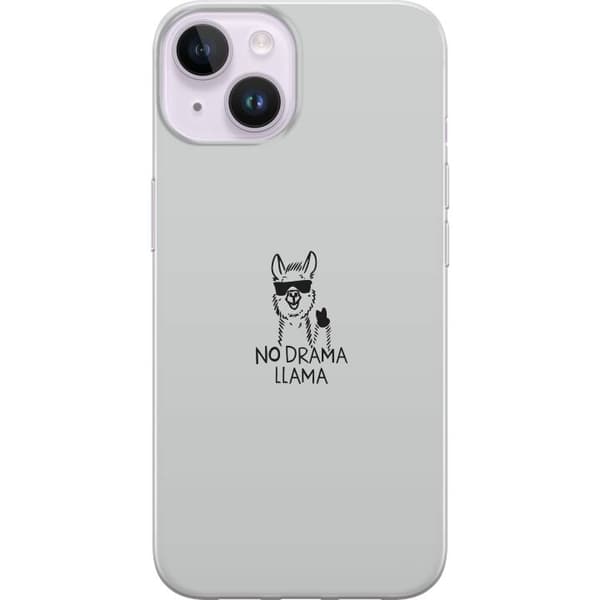 Kompatibelt Mobildeksel til Apple iPhone 14 Ingen drama lama