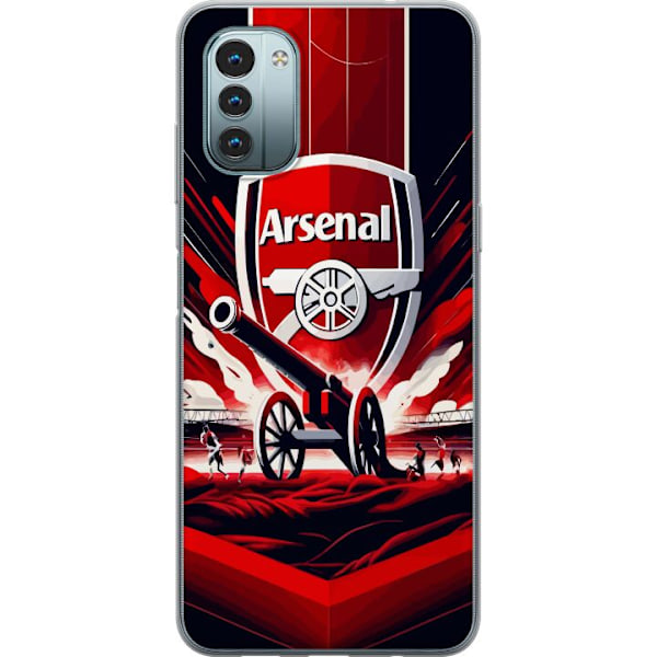 Nokia G11 Gjennomsiktig deksel Arsenal