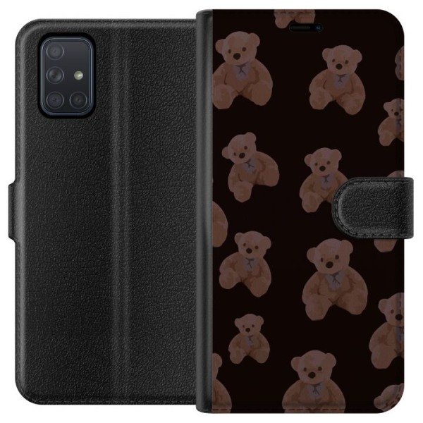 Samsung Galaxy A71 Plånboksfodral En björn flera björnar