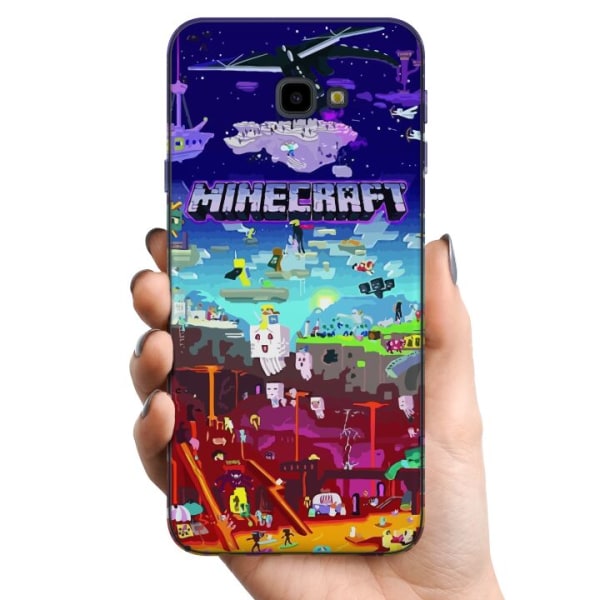 Samsung Galaxy J4+ TPU Matkapuhelimen kuori MineCraft