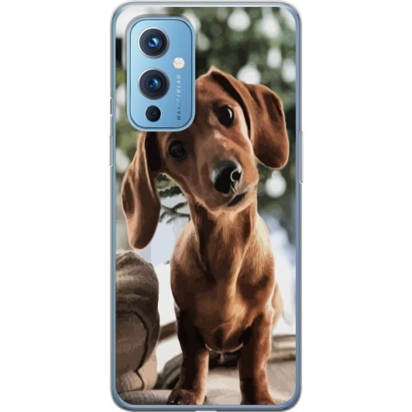 OnePlus 9 Gennemsigtig cover Ung Hund