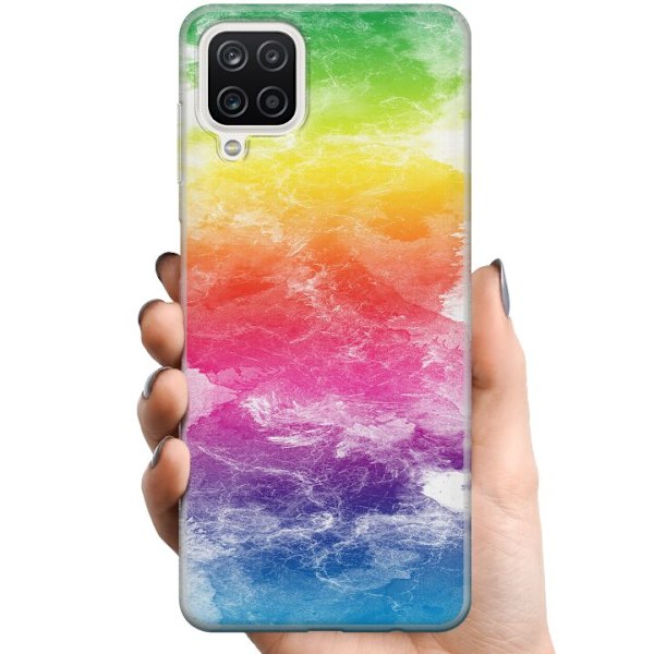Samsung Galaxy A12 TPU Mobildeksel Vannfarget Fading
