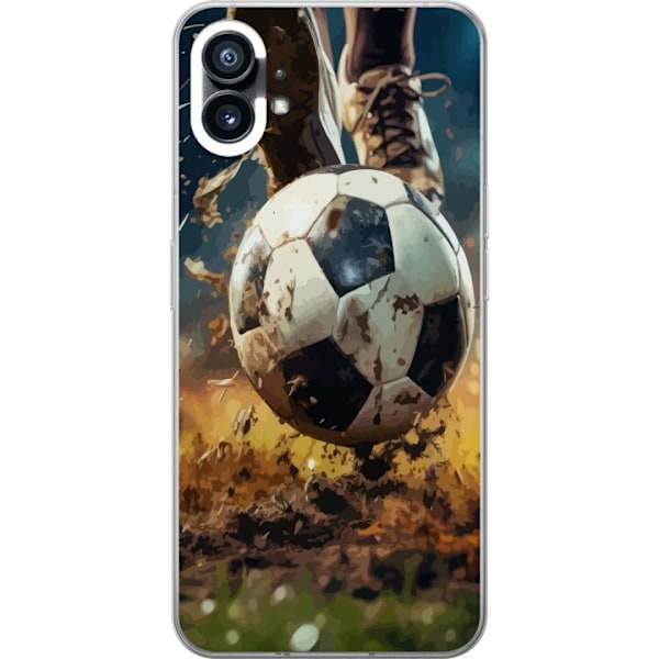 Nothing Phone (1) Gjennomsiktig deksel Fotball