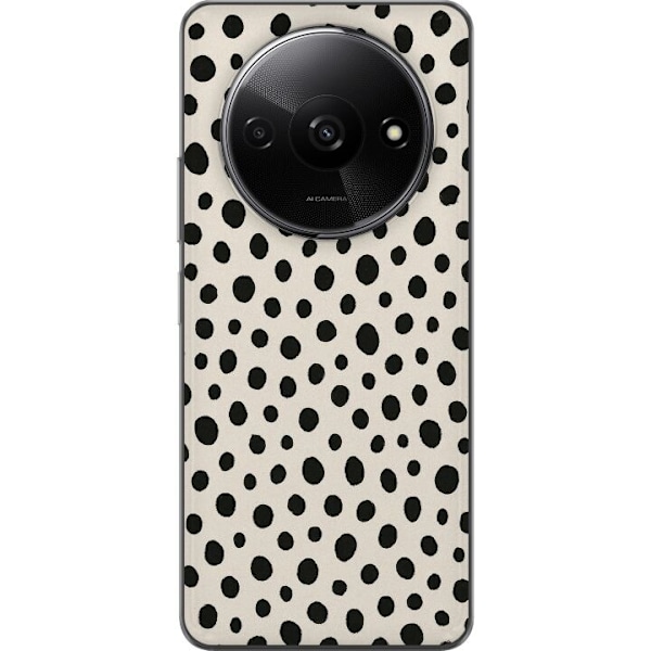 Xiaomi Redmi A3 Läpinäkyvä kuori Dot Dance