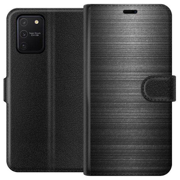 Samsung Galaxy S10 Lite Lompakkokotelo Höyrypuhallettu Metalli