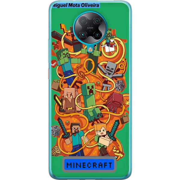 Xiaomi Poco F2 Pro Läpinäkyvä kuori Minecraft