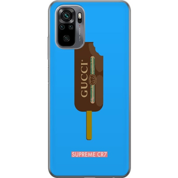 Xiaomi Redmi Note 10S Gennemsigtig cover Gucci Glass