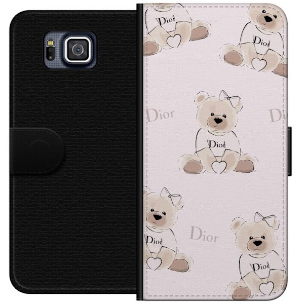 Samsung Galaxy Alpha Tegnebogsetui Teddy Dior Vibes - luksuriøs bamse i modetil