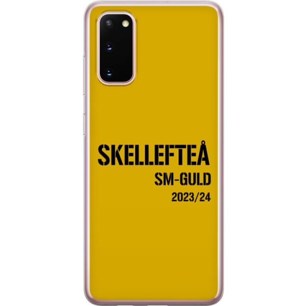 Samsung Galaxy S20 Gjennomsiktig deksel Skellefteå SM GULL