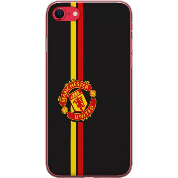 Apple iPhone 8 Genomskinligt Skal Manchester United F.C.