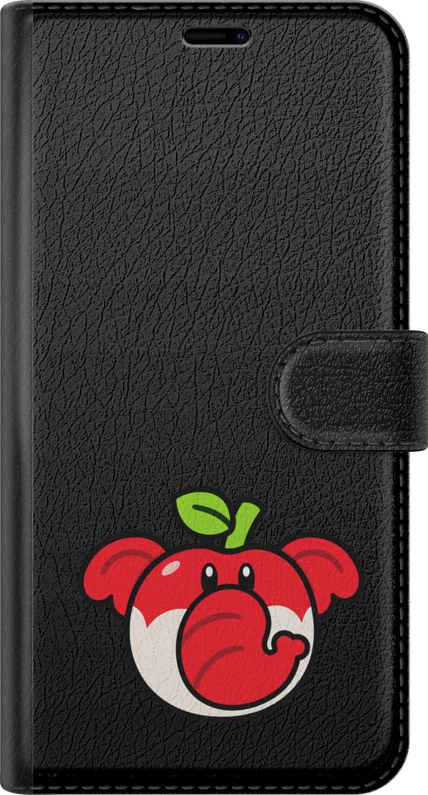 Yhteensopiva Lompakkokotelo Apple iPhone 14 Pro Max Punainen elefanttiomena - Punainen aihe, jossa on punainen elefanttiomena. punainen