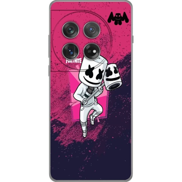 OnePlus 12 Läpinäkyvä kuori Marshmello Fortnite Skin Emote