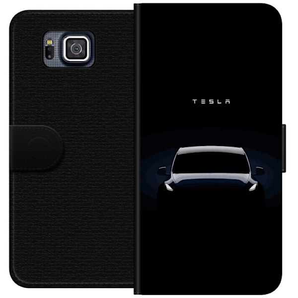 Samsung Galaxy Alpha Lompakkokotelo Tesla