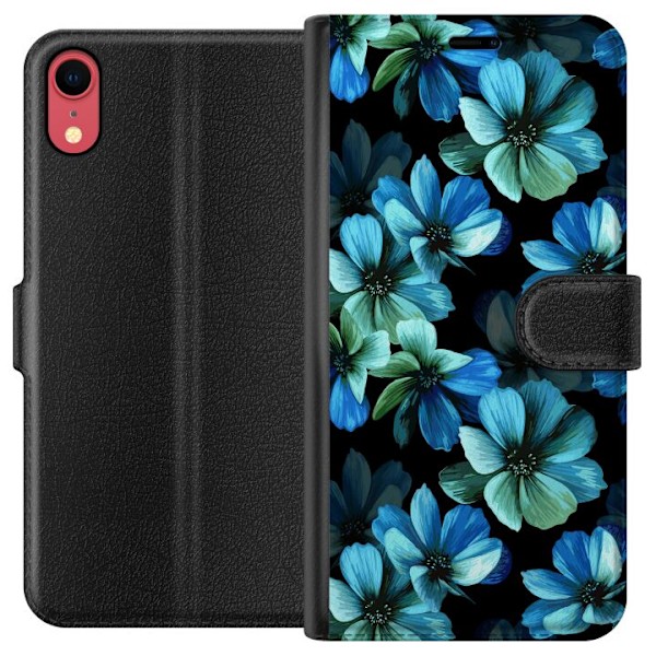 Apple iPhone XR Plånboksfodral Midnight Garden