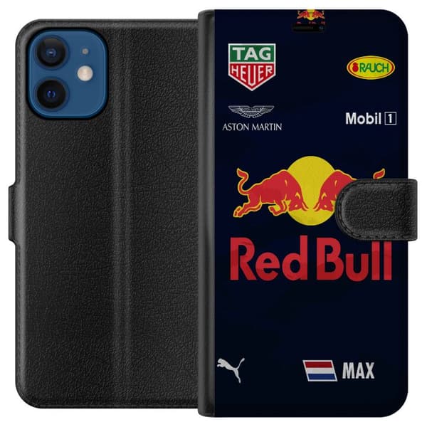 Yhteensopiva Lompakkokotelo Apple iPhone 12 mini Red Bull Formula 4
