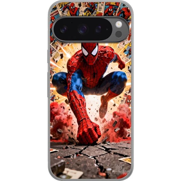 Kompatibelt Mobildeksel til Google Pixel 9 Pro XL Spider Man action