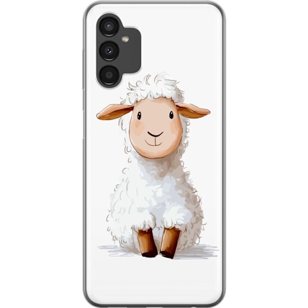 Samsung Galaxy A04s Genomskinligt Skal Sött Lamm – tecknad stil för barn & babyprodukter