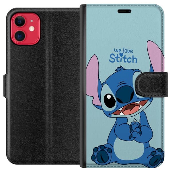 Kompatibel Tegnebogsetui til Apple iPhone 11 Elsk Stitch