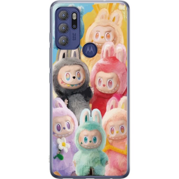 Motorola Moto G60S Läpinäkyvä kuori Labubu Luonnos Tyyli
