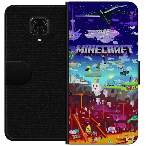 Xiaomi Redmi Note 9 Pro Lompakkokotelo MineCraft