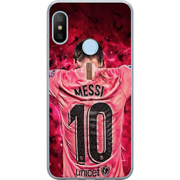 Xiaomi Mi A2 Lite Läpinäkyvä kuori Messi Jalkapallo Barcelona Argentiina Motivoiva Legendaarinen Pelaaja FC Barcelona Numero 10 Urheilu Jalkapallo